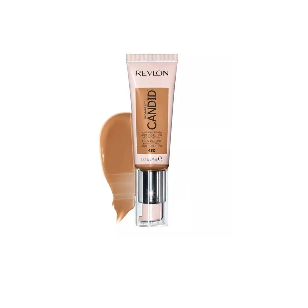 Revlon Photoready Candid Natural Finish Foundation #430 Honey Beige Lot Of 2
